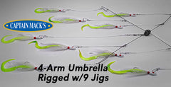 Capt. Mack's 4-Arm Umbrella Rigs