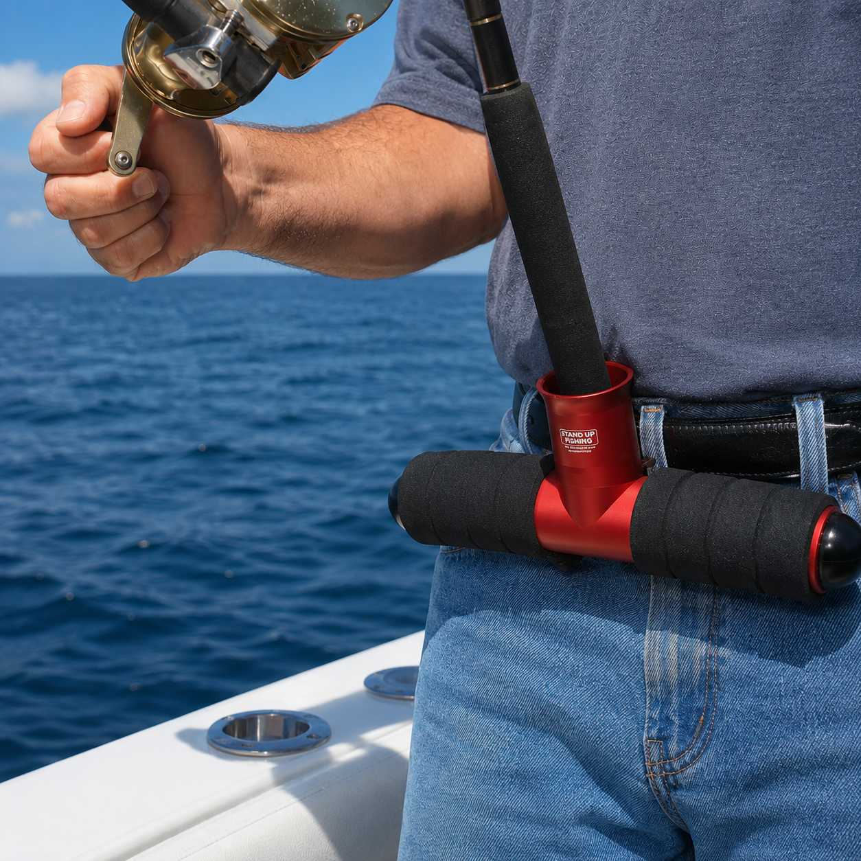 Offshore Fishing T-Bar Rod Cushion