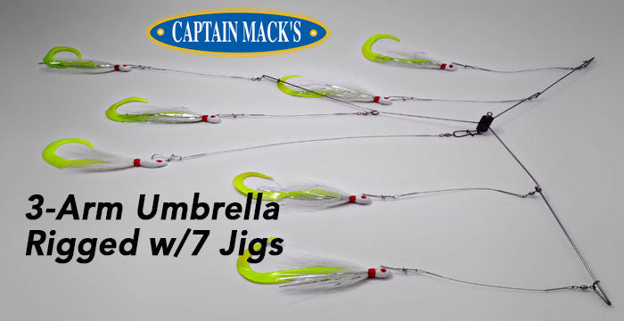Capt. Mack's 3-Arm Umbrella Rigs