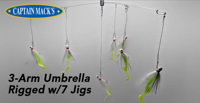 Capt. Mack's 3-Arm Umbrella Rigs
