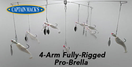 Capt. Mack's 4-Arm Umbrella Rigs