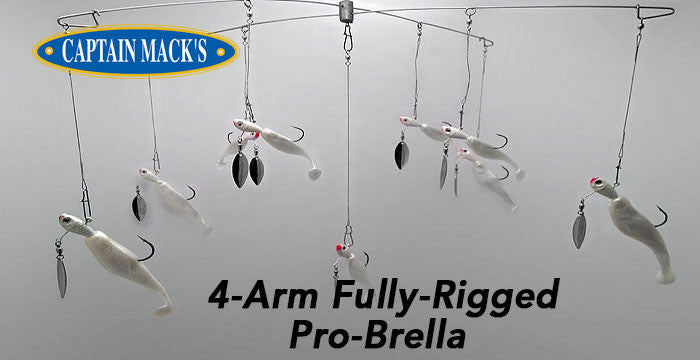 captian mack fishing lures Capt. Mack's 4-Arm Umbrella Rigs