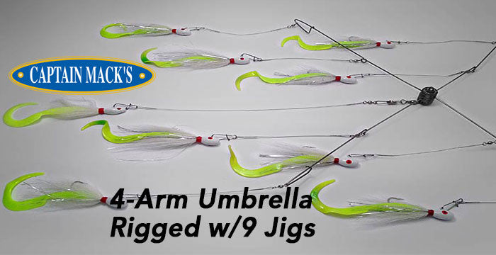 Capt. Mack's 4-Arm Umbrella Rigs