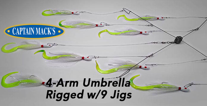 Capt. Mack's 4-Arm Umbrella Rigs  Nuts and Bolts of Fishing & Boating
