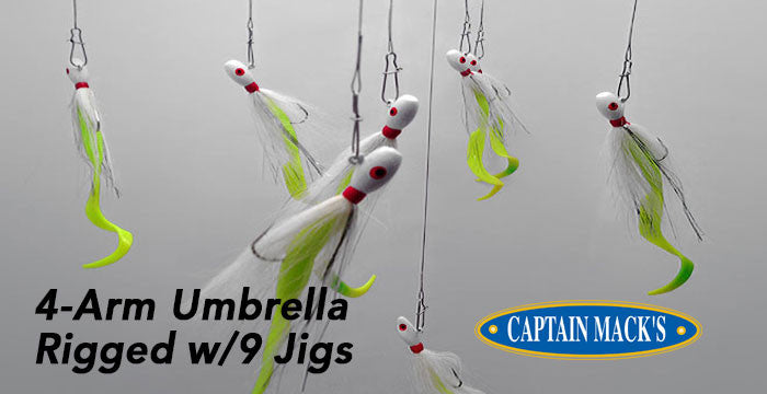 Capt. Mack's 4-Arm Umbrella Rigs