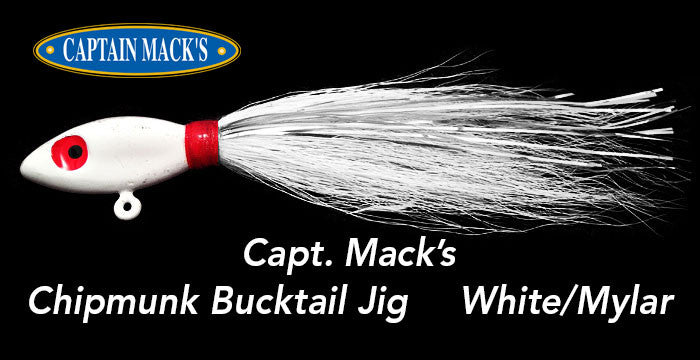 chipmunk shaped fishing lure Capt Macks Chipmunk Jigs