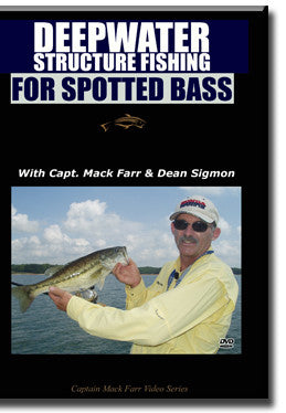 Deepwater Structure Fishing for Spotted Bass DVD