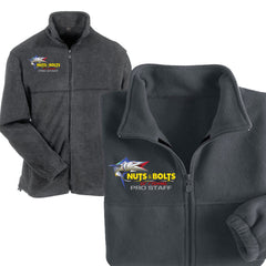 Nuts & Bolts Fishing Pro Staff Fleece Zip-Up Jacket
